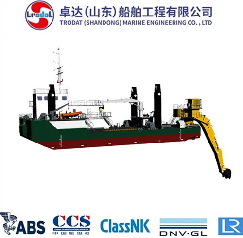 0.65m³0.85m³2.0m³ Kembali Hoe Dipper Dredger